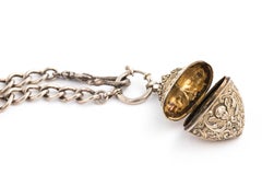 Sterling Silver Victorian Heart Necklace