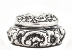 Sterling Silver Victorian Pillbox