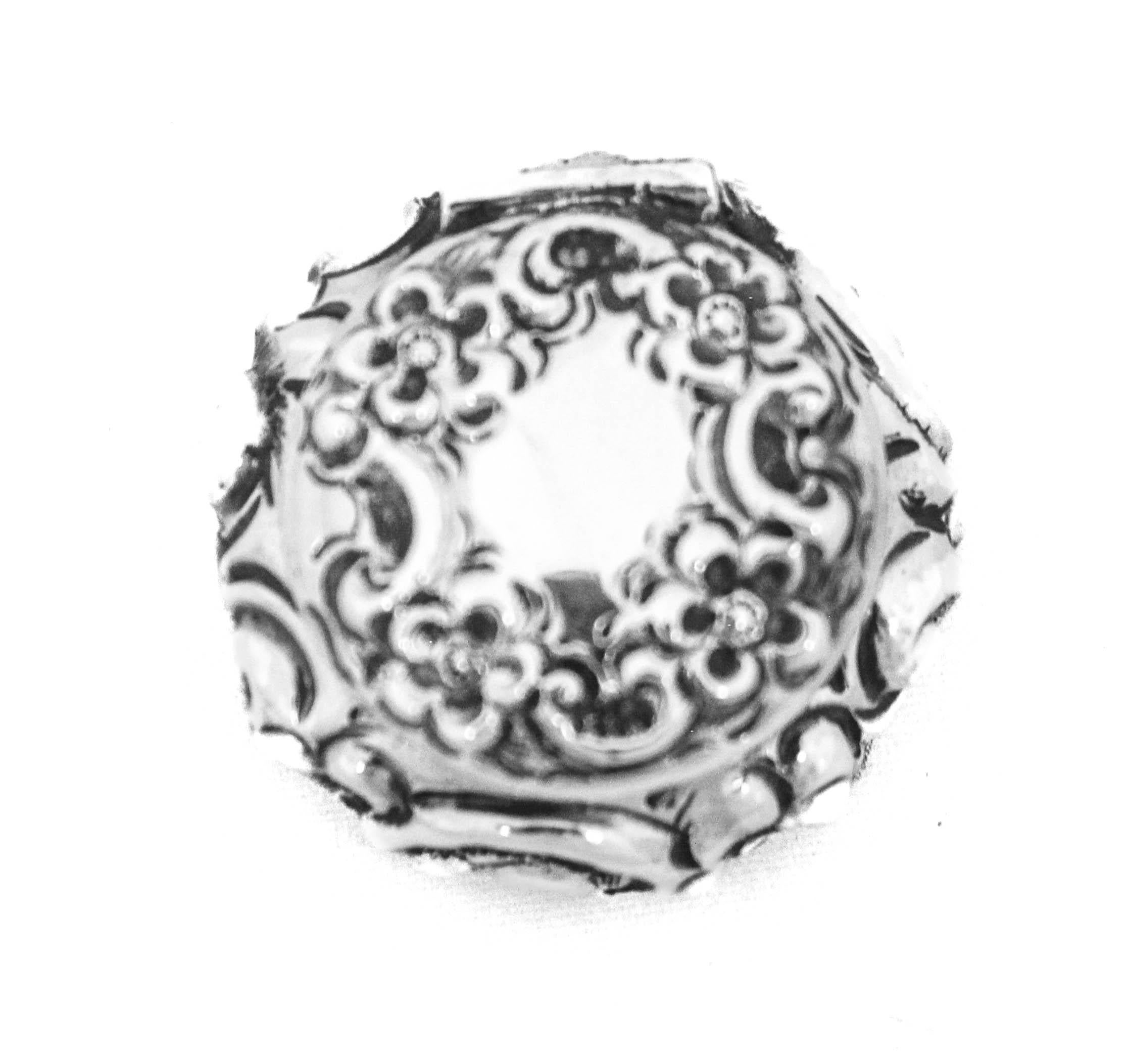 Viktorianische Pillbox aus Sterlingsilber im Zustand „Hervorragend“ im Angebot in Brooklyn, NY