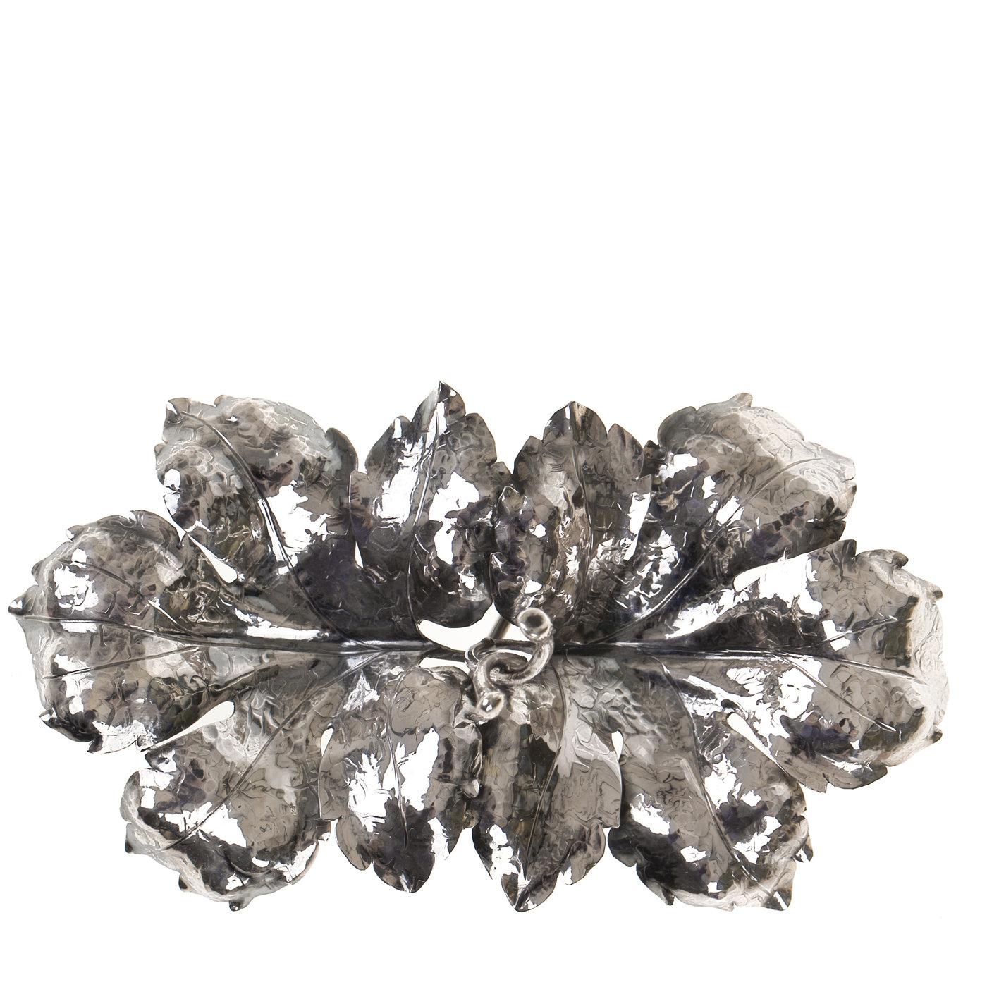 Sterling Silver Vine Leaves In New Condition For Sale In Milan, IT
