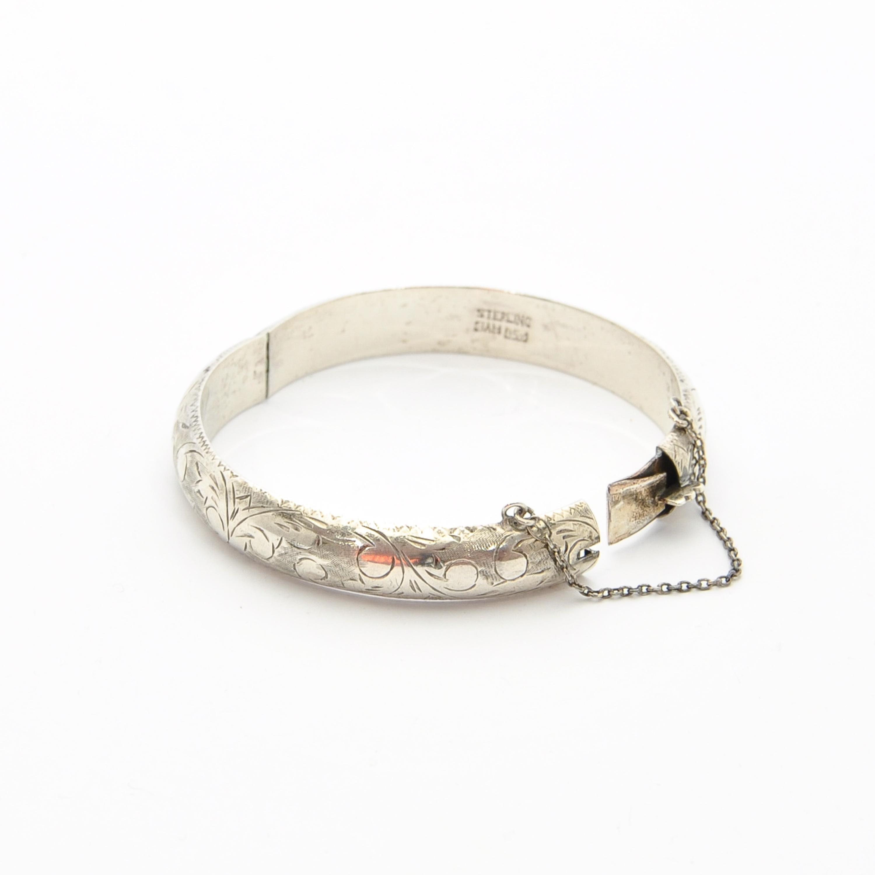 vintage sterling silver bangle bracelets