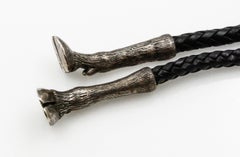 Sterling Silver Water Buffalo Bolo Tie