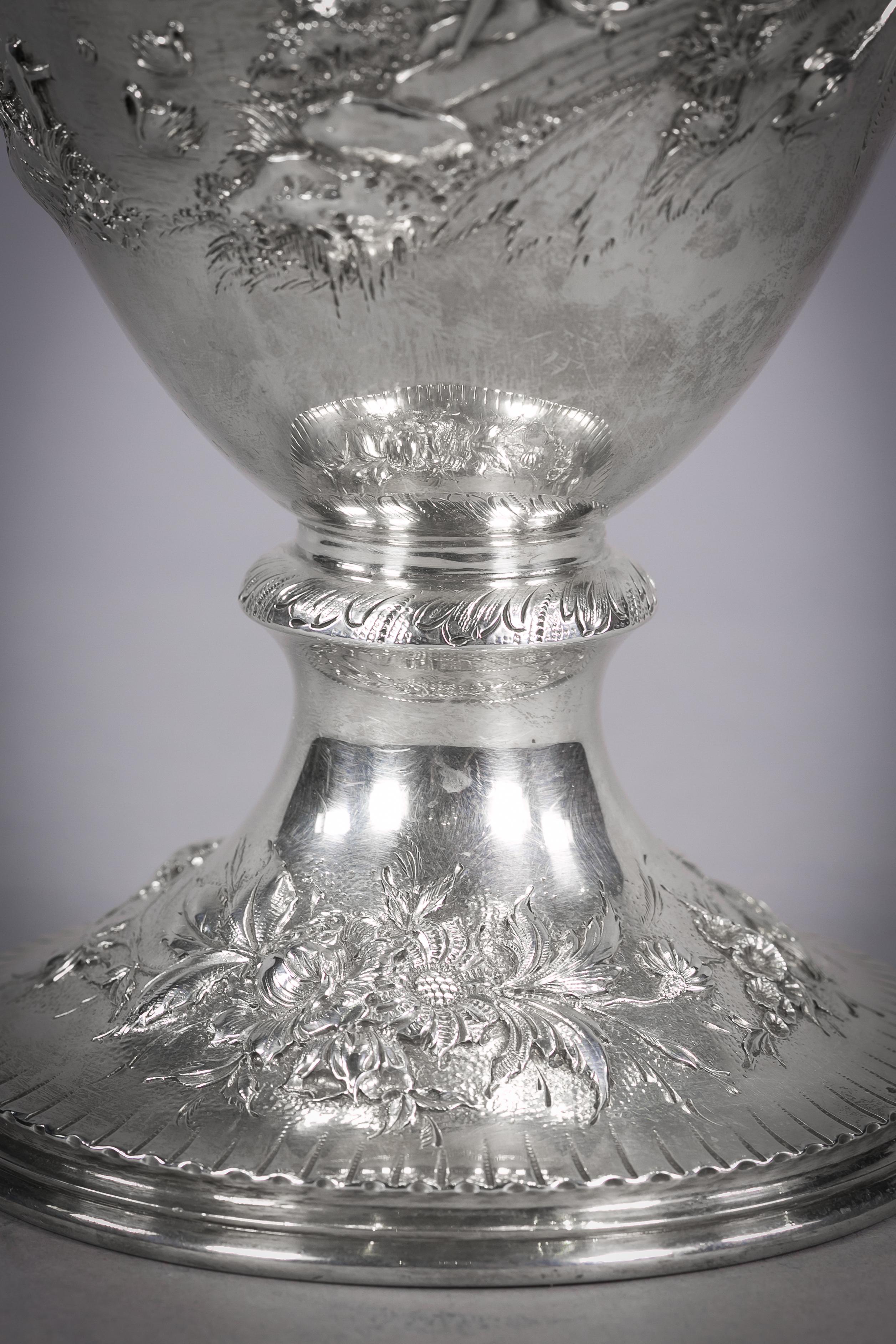 Sterling Silver Water Jug, S. Kirk and Son Co., circa 1900 For Sale 1