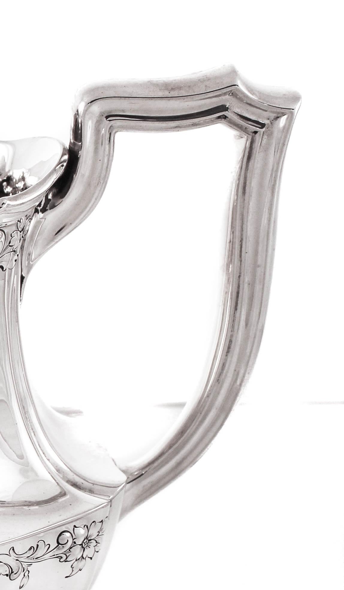 American Sterling Silver Water Pitcher For Sale