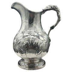 Antique Sterling Silver Water Pitcher ( John Cox & Co )