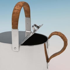 Christopher Dresser Design Sterling Silver 'Hot Water Can' by Heath & Middleton
