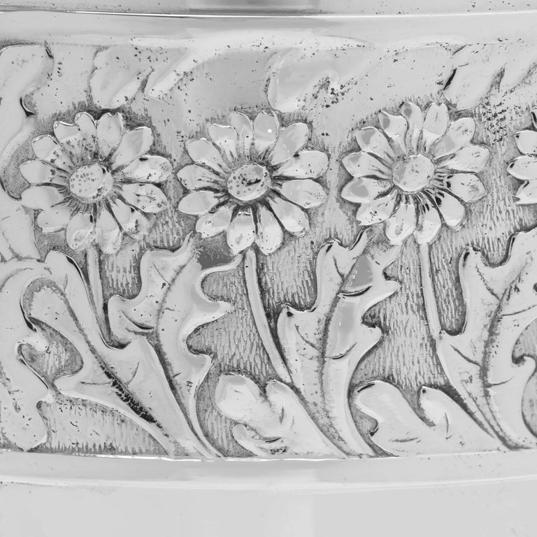 Modern 20th Century Sterling Silver Watering Can London 1991 For Sale