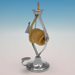 Schottisches Silber - Seltene George III. Wachsjacke aus Sterlingsilber - Edinburgh 1801