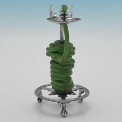 Wachsjacke aus Sterlingsilber - London 1929 Richard Comyns