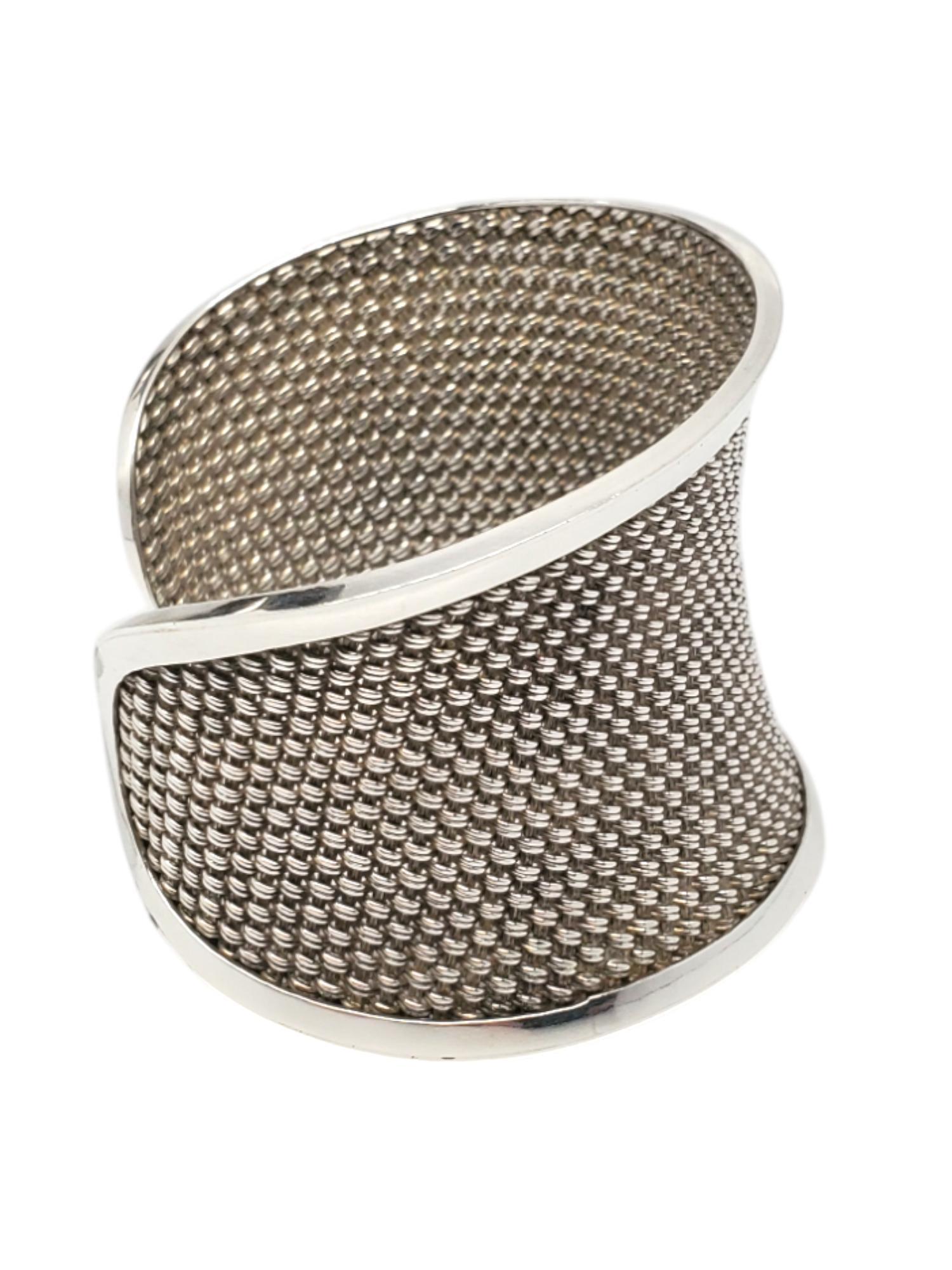 Donna Bracciale a maglie larghe in argento Sterling #20718 in vendita