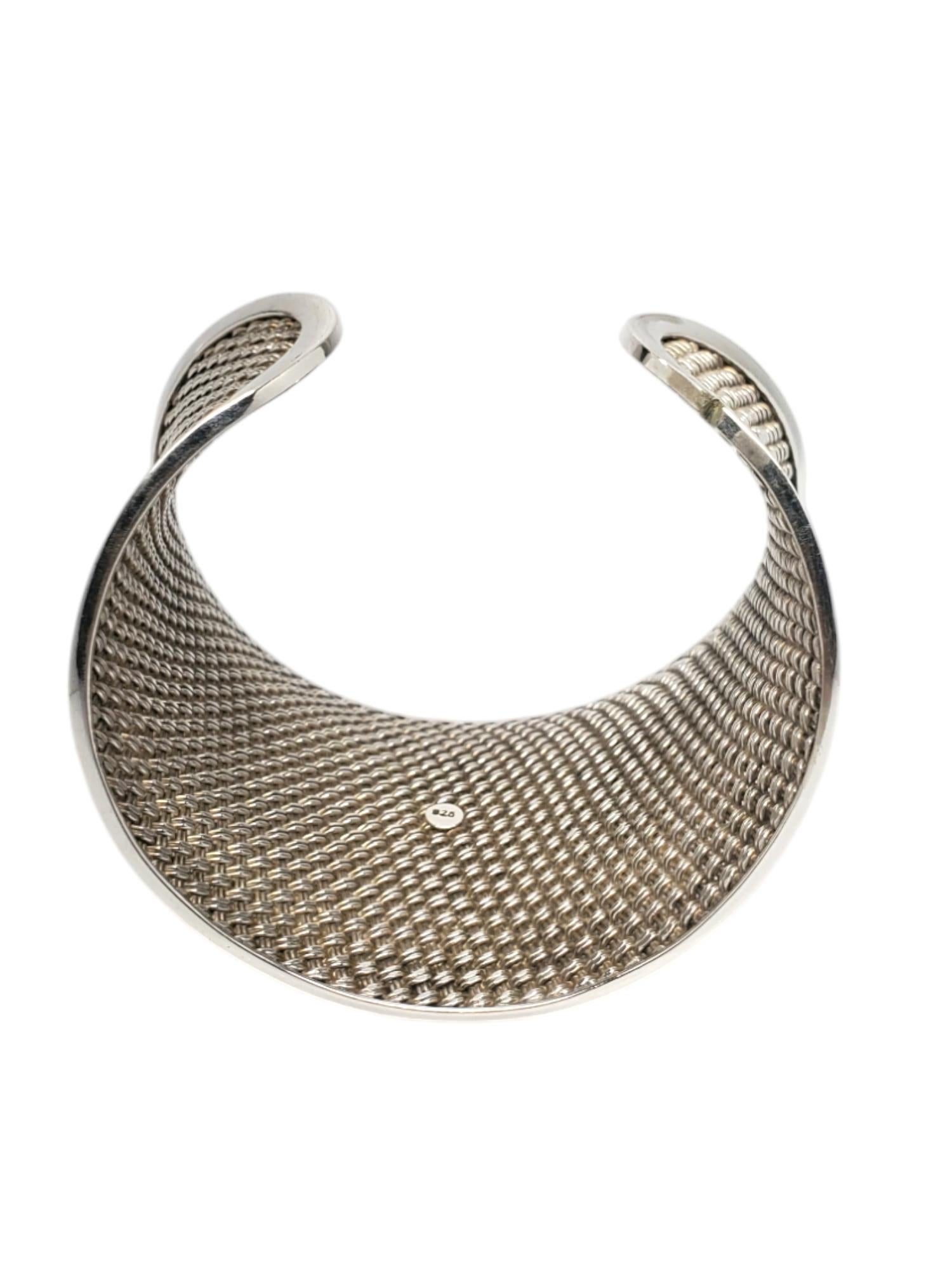 Bracciale a maglie larghe in argento Sterling #20718 in vendita 1