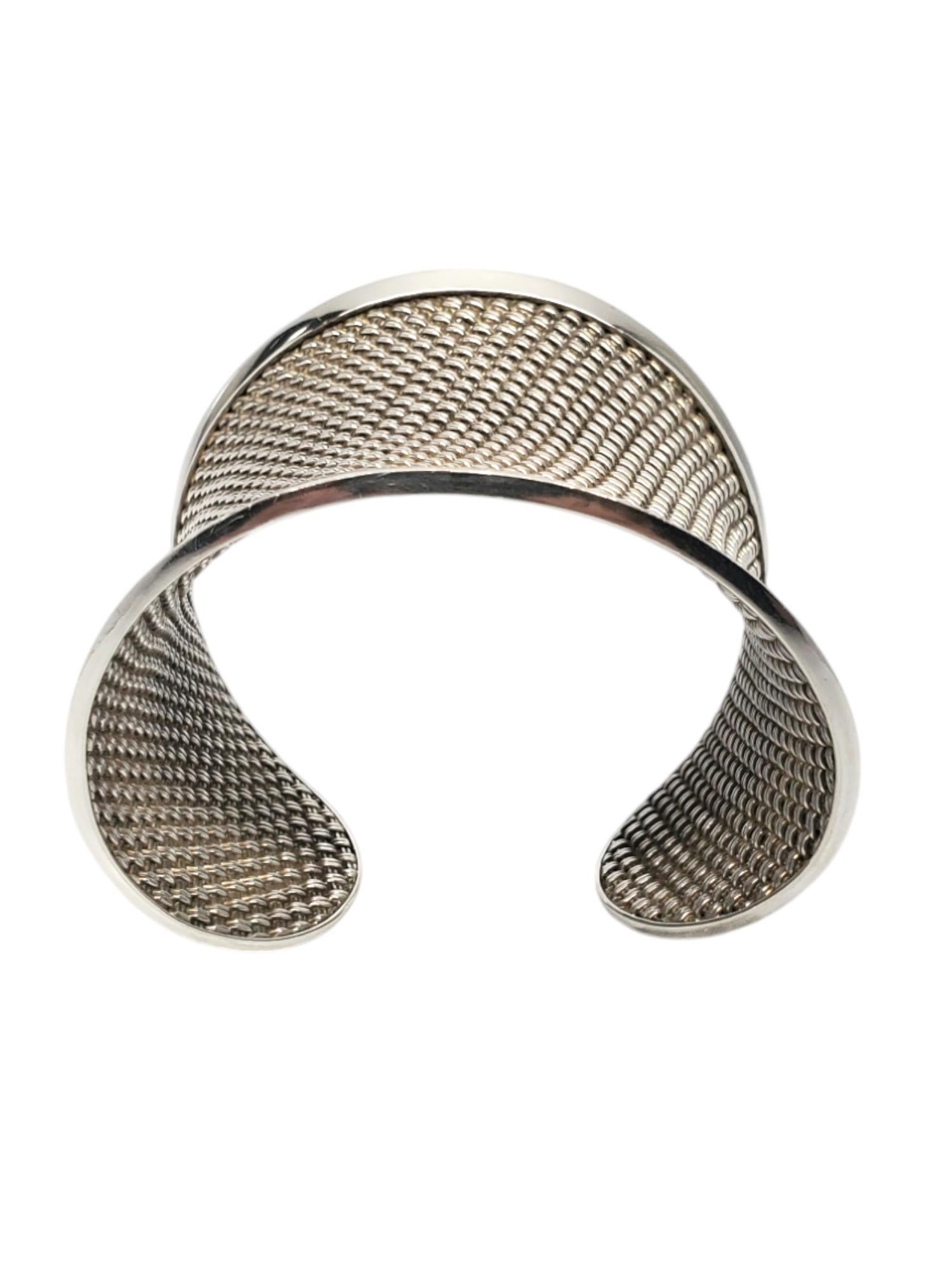 Bracciale a maglie larghe in argento Sterling #20718 in vendita 2