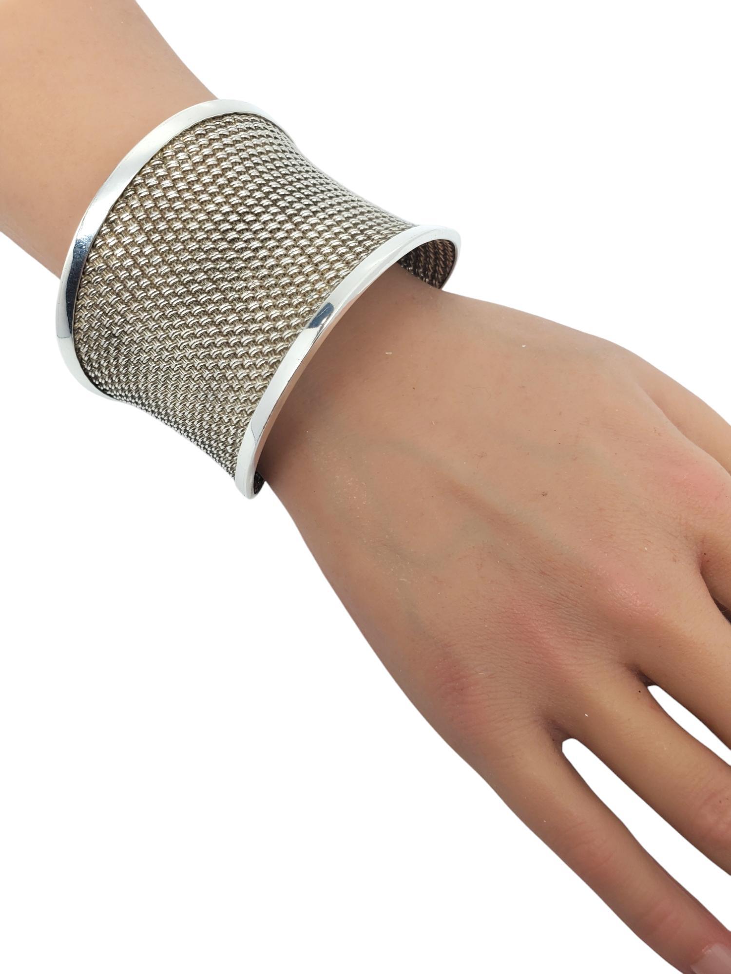 Bracciale a maglie larghe in argento Sterling #20718 in vendita 5