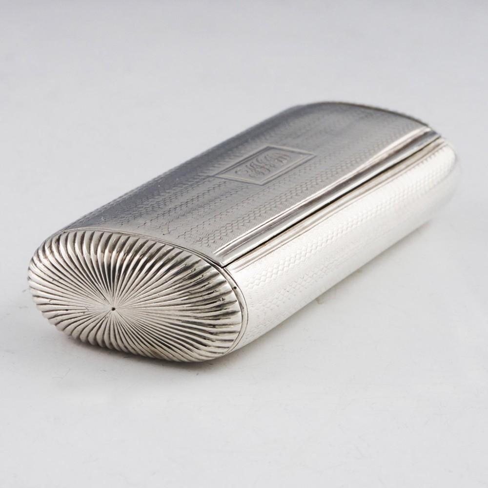 Sterling Silver WIlliam IV Snuff Box Birmingham 1830 In Good Condition In Forest Row, East Sussex