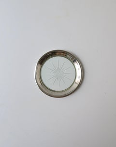 Posavasos o joyero para botellas de vino, plata de ley, circa principios del siglo XX
