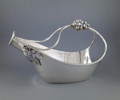 Sterling silver wine bottle holder