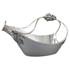 Sterling silver wine bottle holder