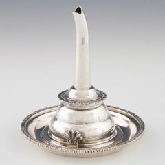 Sterling Silver Wine Funnel and Stand