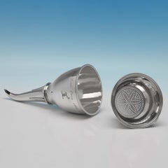 Imbuto per vino in argento sterling