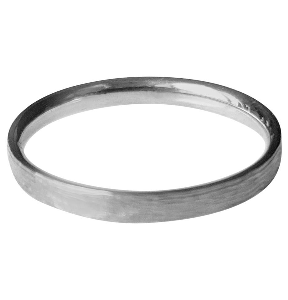 Sterling Silver Wood Contemporary Men Ring