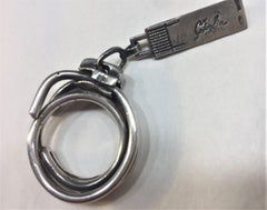 Sterling Silver, Zipper Ring, Handcrafted, Italy