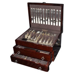 Sterling Slver Flatware Set French Provincial Patented in 1949 by Towle