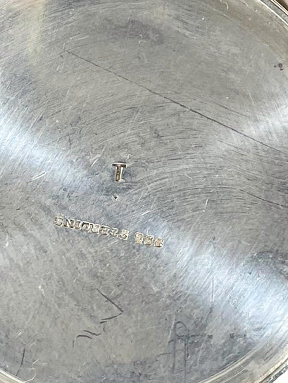 Sterling Spirit Measure in the form of a Staved Bucket Marked Sterling 925 In Good Condition For Sale In Nantucket, MA