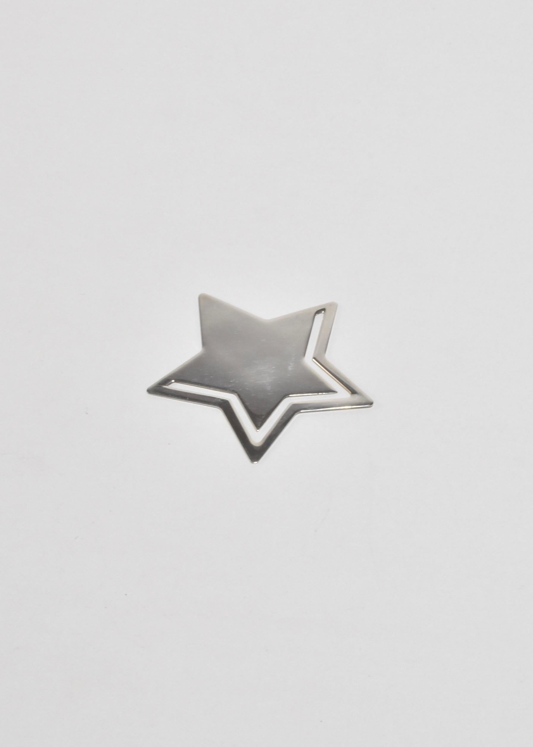 Sterling Star Bookmark In Good Condition In Richmond, VA