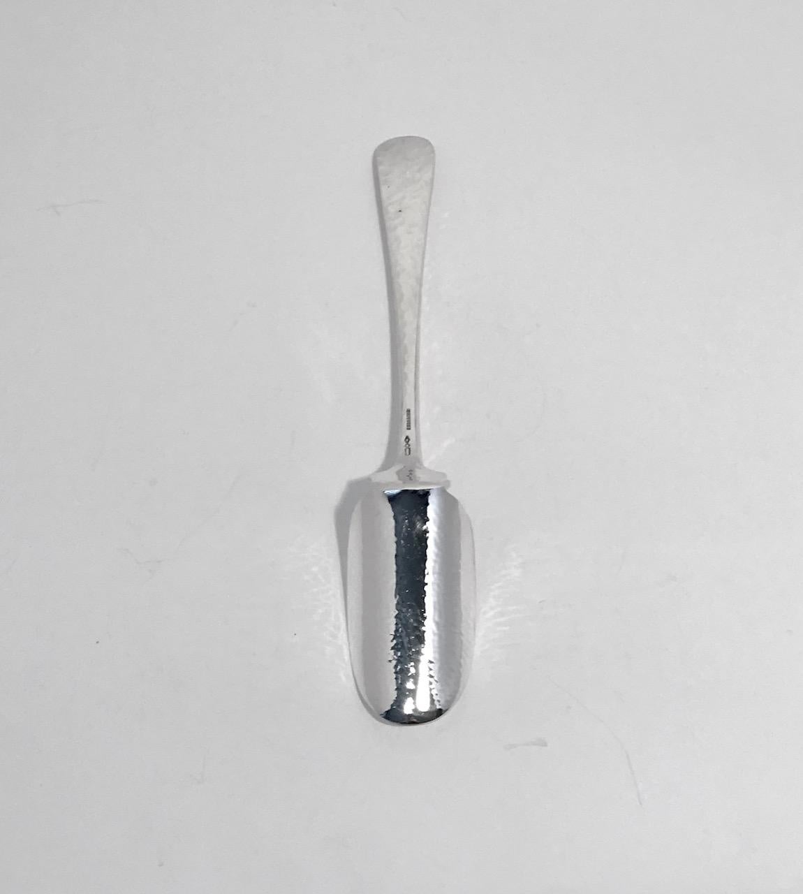 Late Victorian Stilton Cheese Scoop by Dominick & Haff- Old English Antique Pattern-Sterling  For Sale