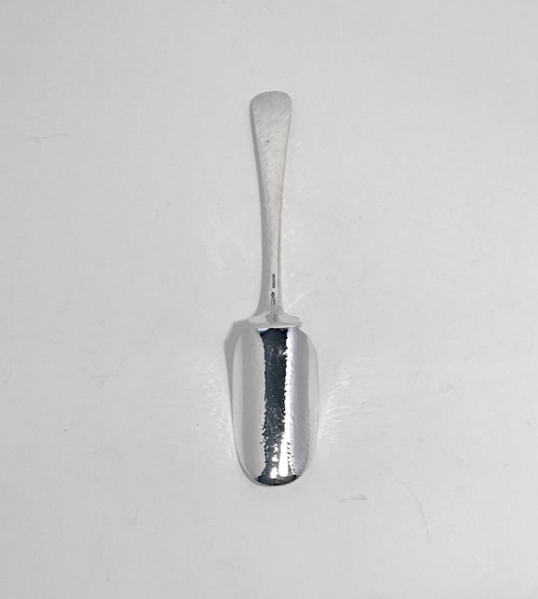Sterling Stilton Cheese Scoop by Dominick & Haff- Pattern, Old English Antique In Good Condition For Sale In West Palm Beach, FL