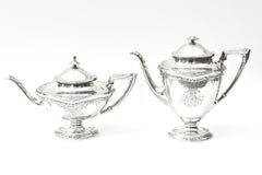 Sterling Tea and Coffee Service, American, Elegant and Well Chased