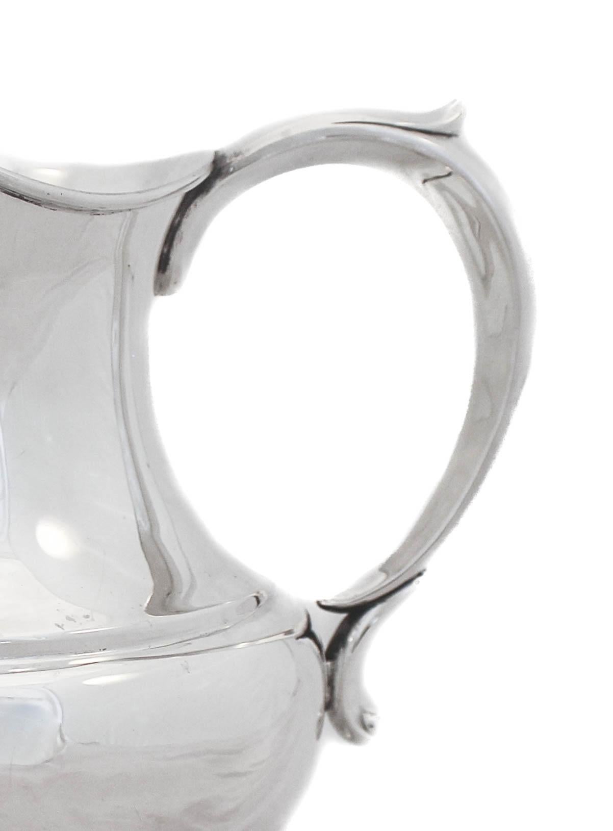 American Sterling “the Pilgrim” Water Pitcher For Sale