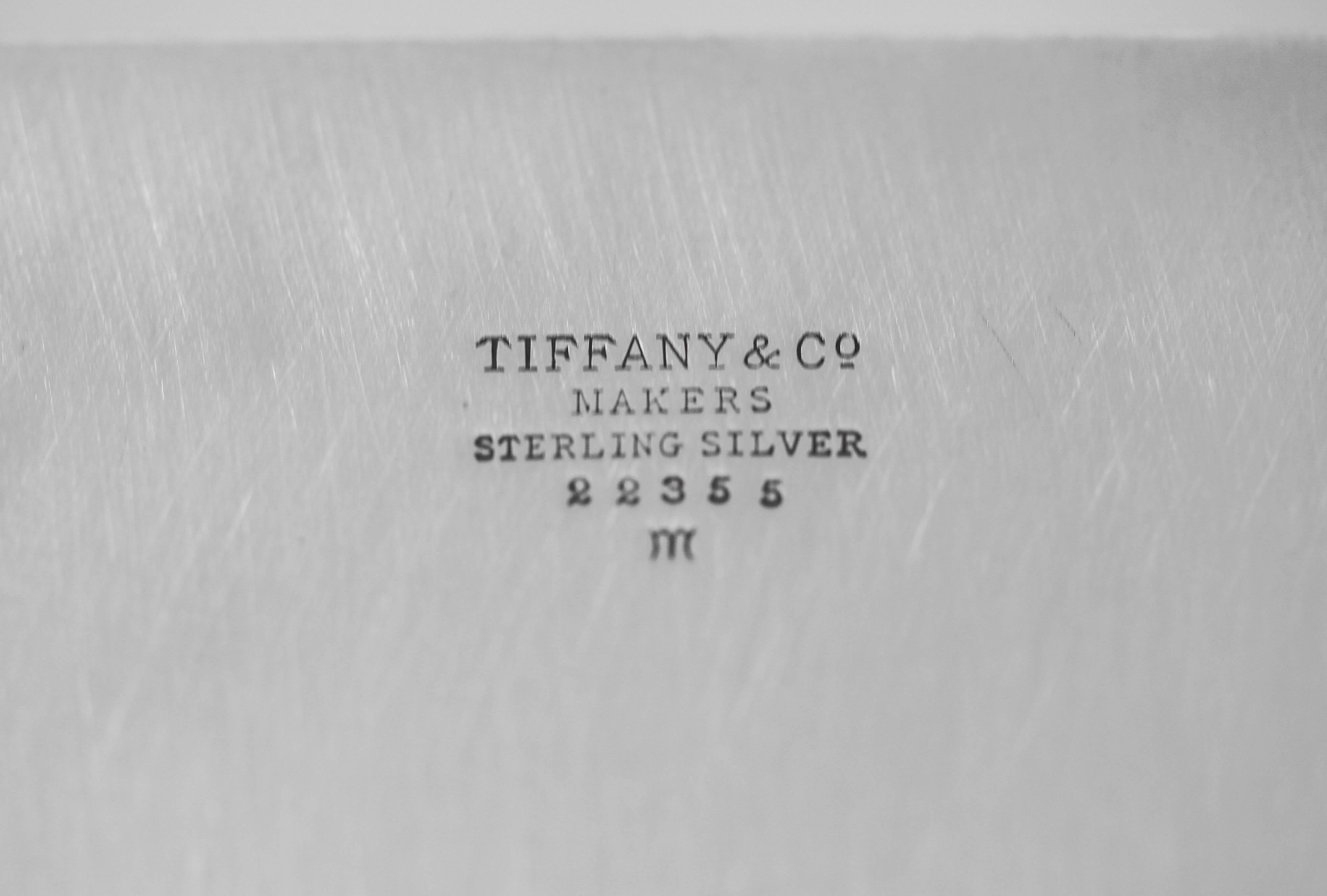 Mid-20th Century Sterling Tiffany Men's Jewelry Box