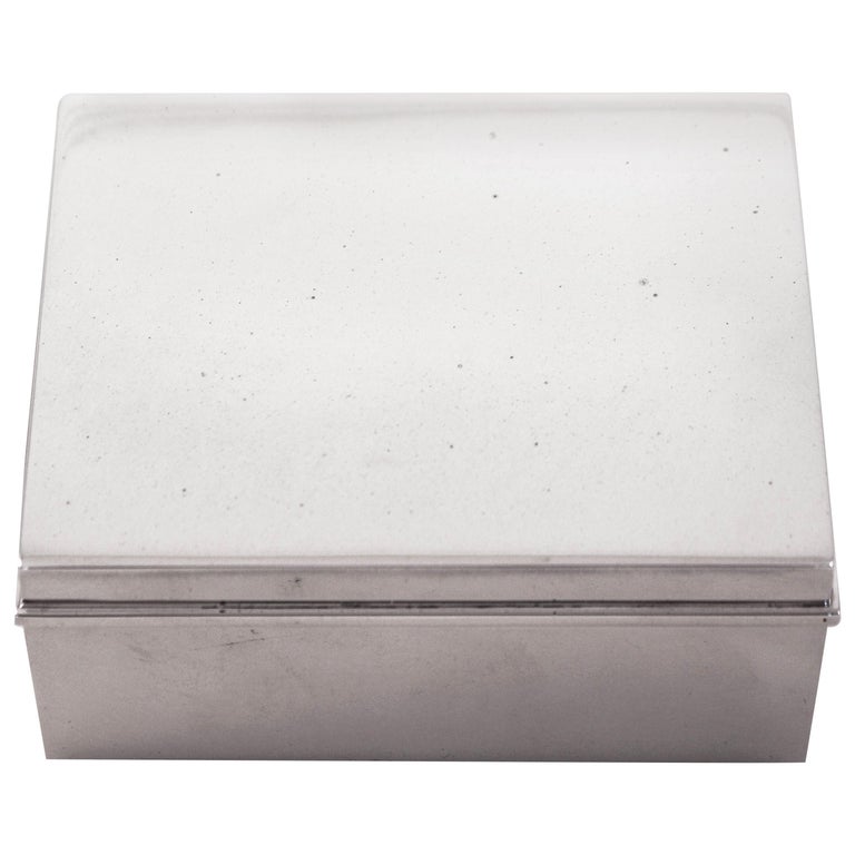 Sterling Tiffany Men's Jewelry Box at 1stDibs