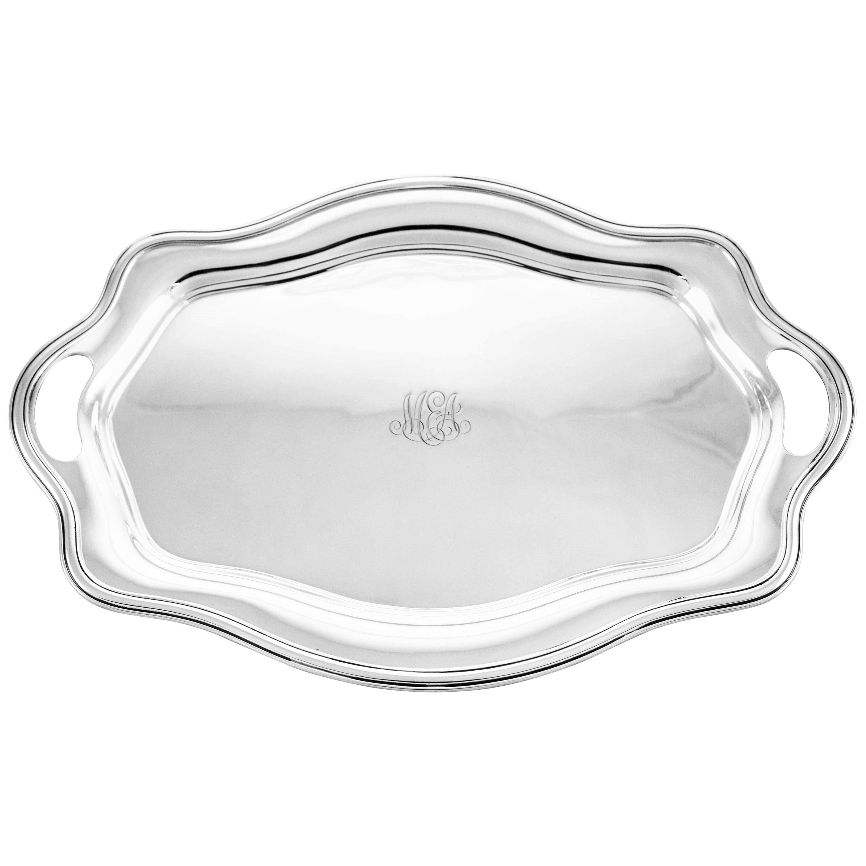 Sterling Tray, 1903 For Sale