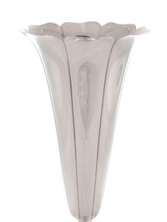 Sterling Trumpet Vase
