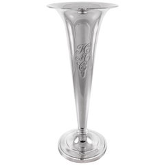 Sterling Trumpet Vase