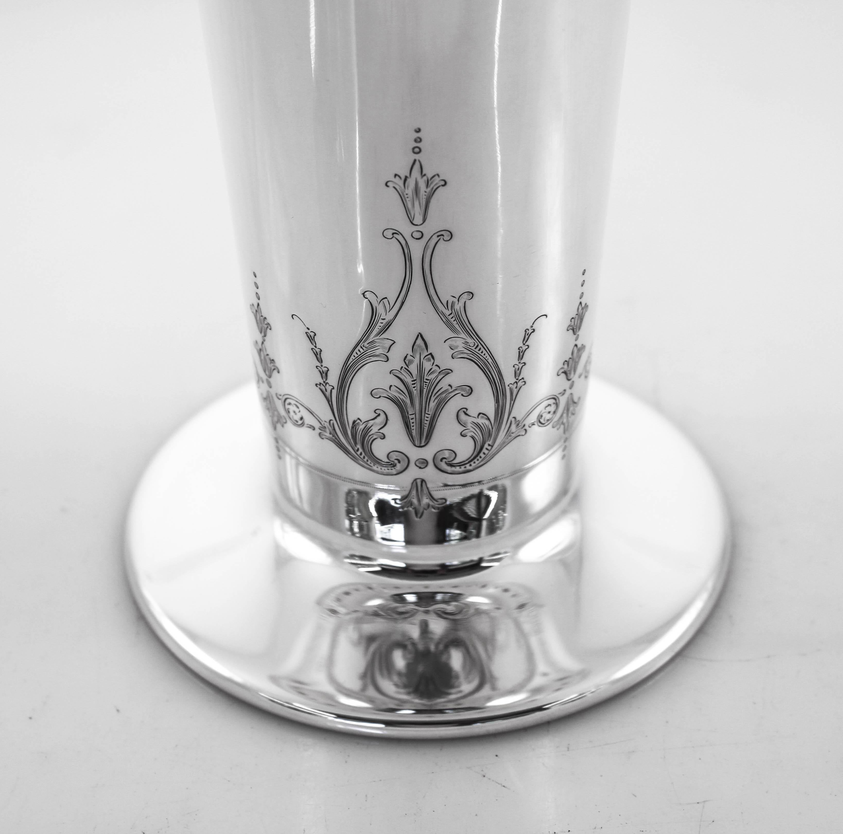 American Sterling Vase, 1916