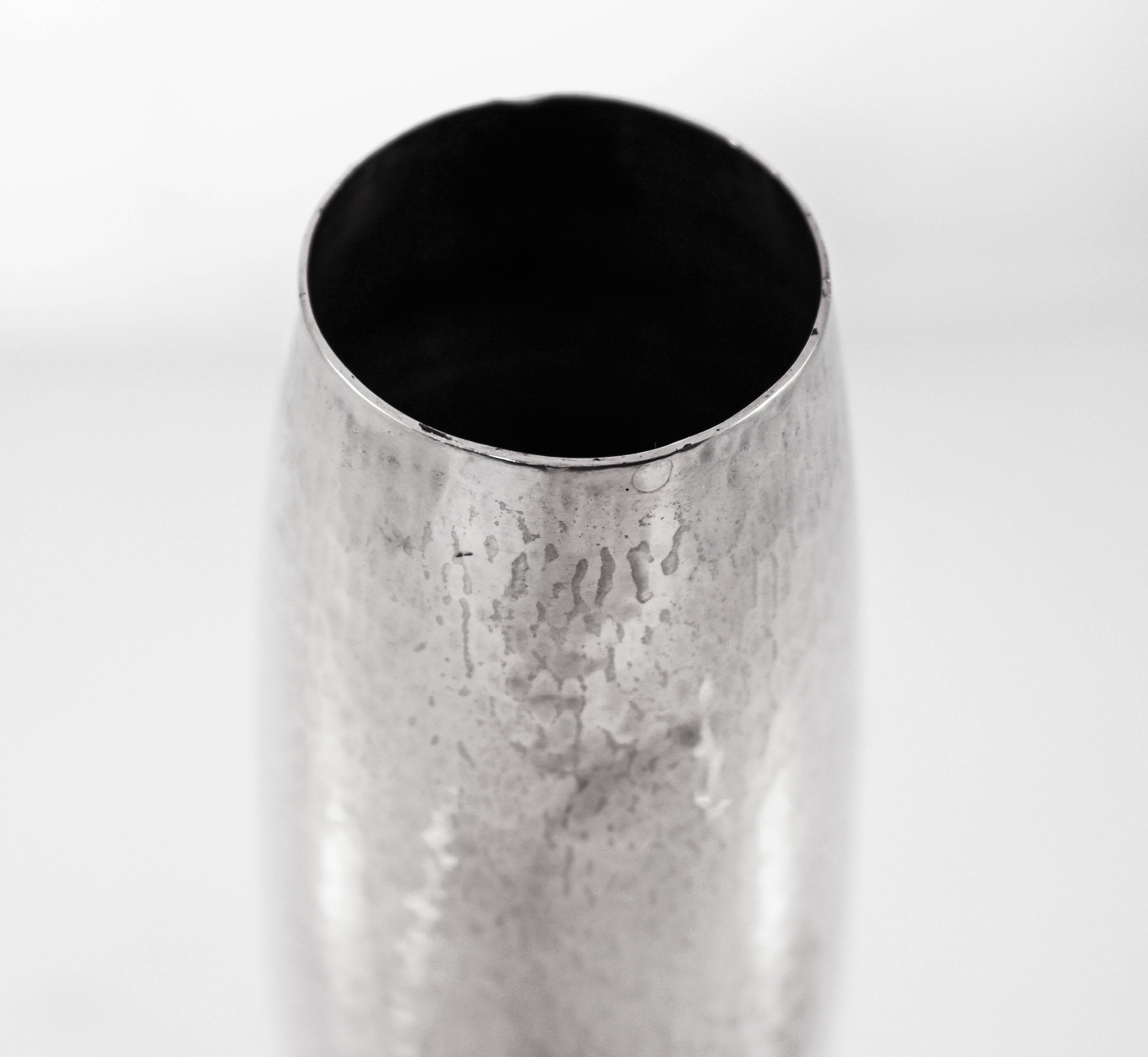Sterling Silver Sterling Vase Denmark For Sale