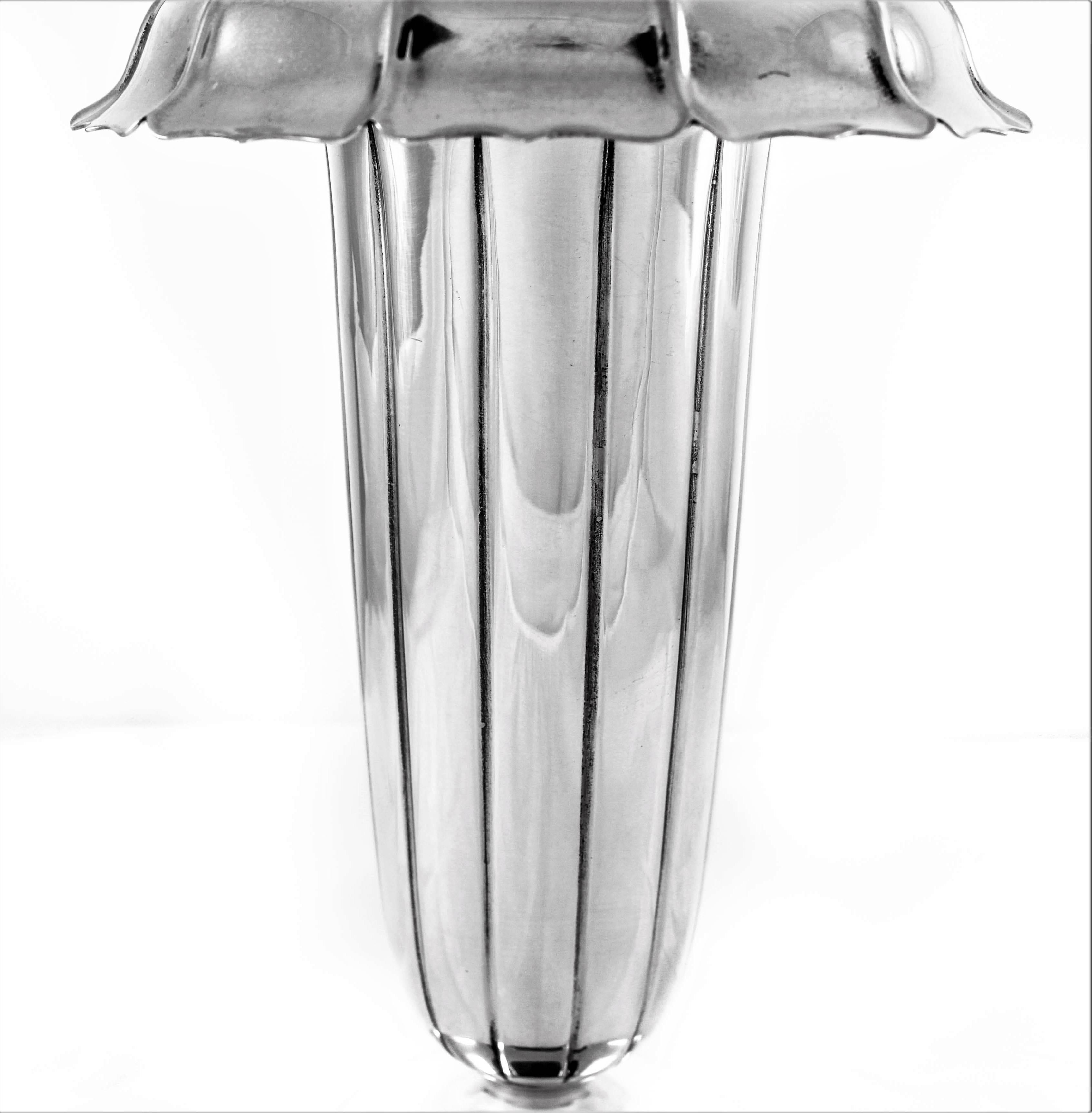 Vase aus Sterlingsilber im Zustand „Hervorragend“ im Angebot in Brooklyn, NY