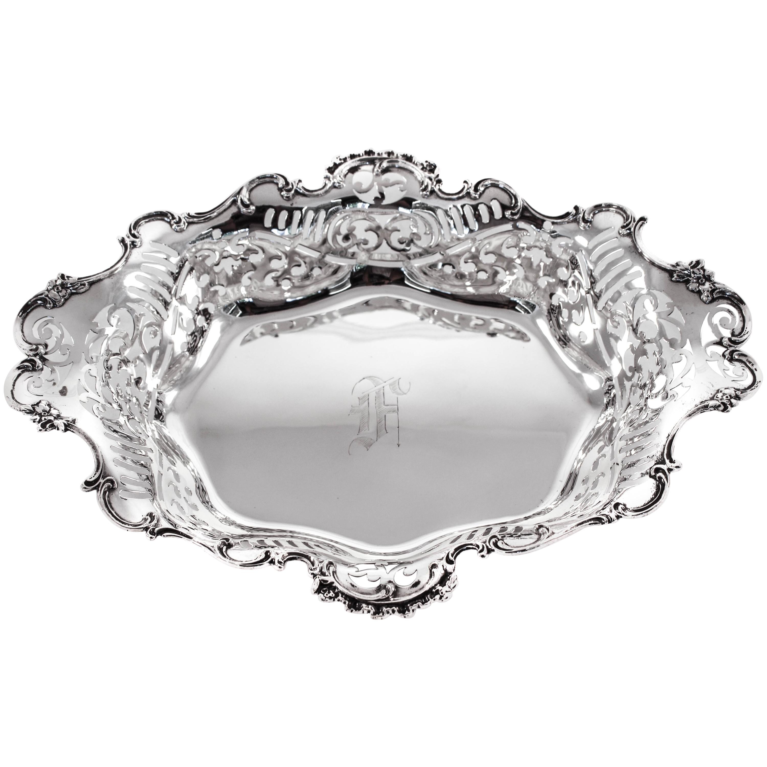 Sterling Victorian Dish