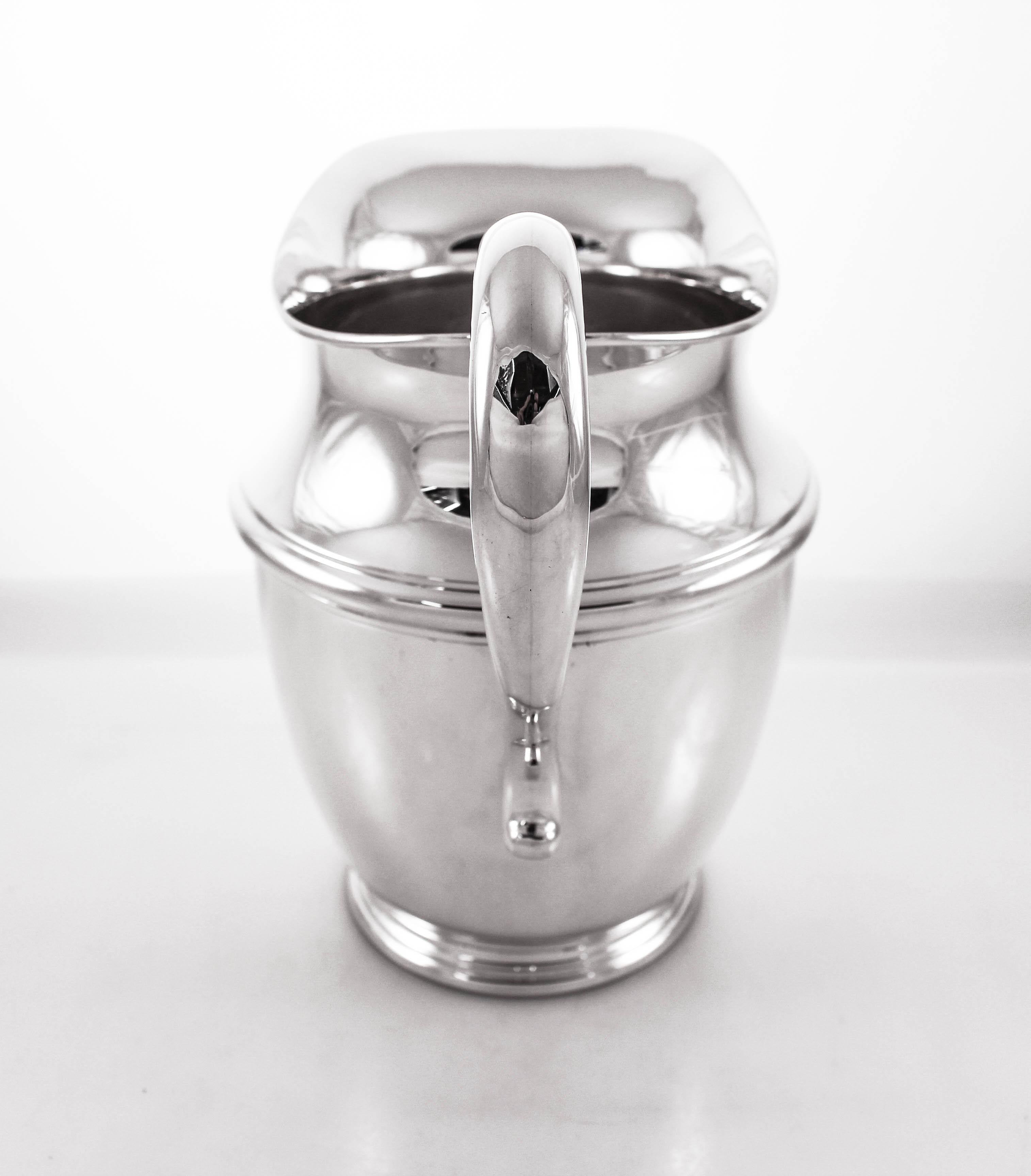 Early 20th Century Sterling Water Pitcher
