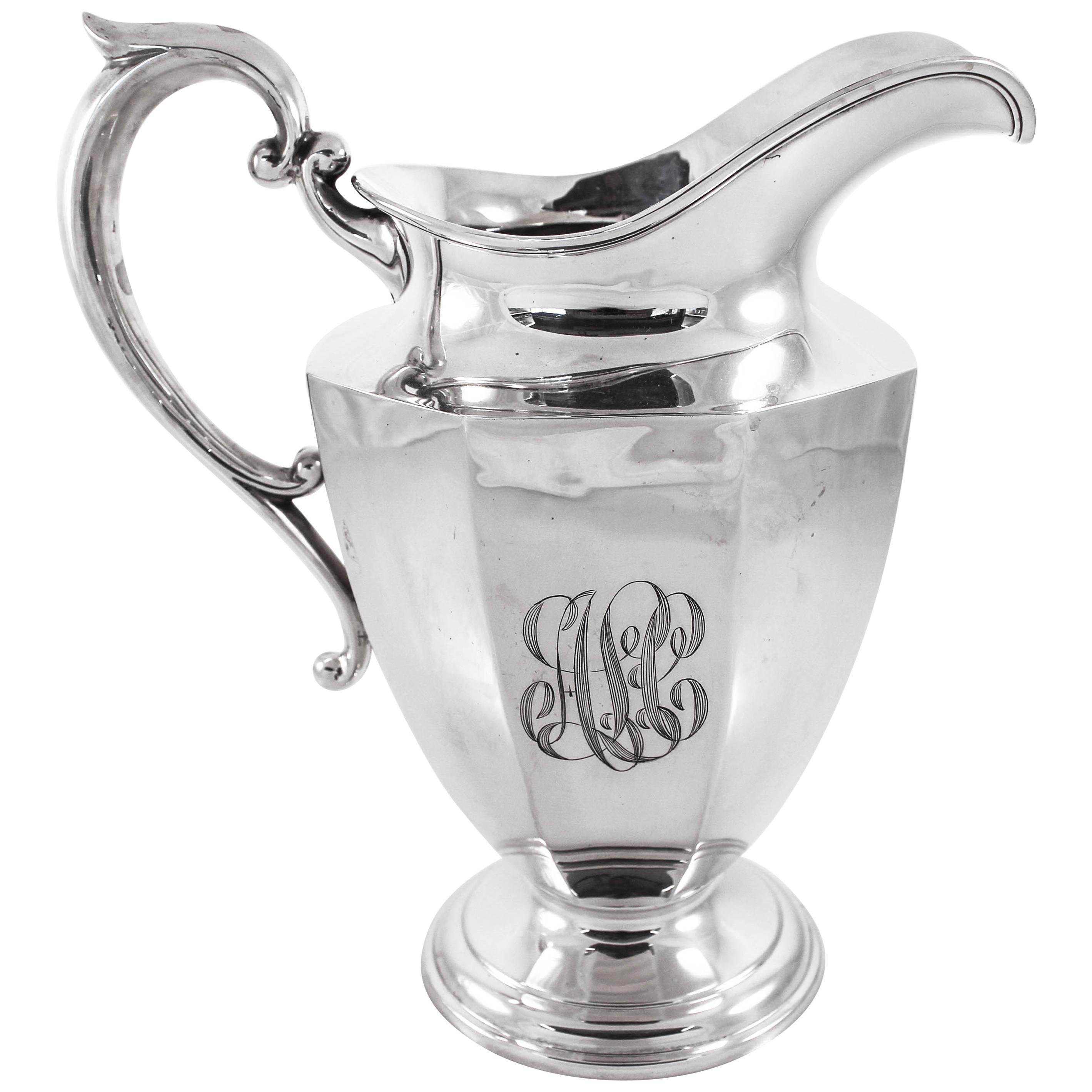 Sterling Water Pitcher