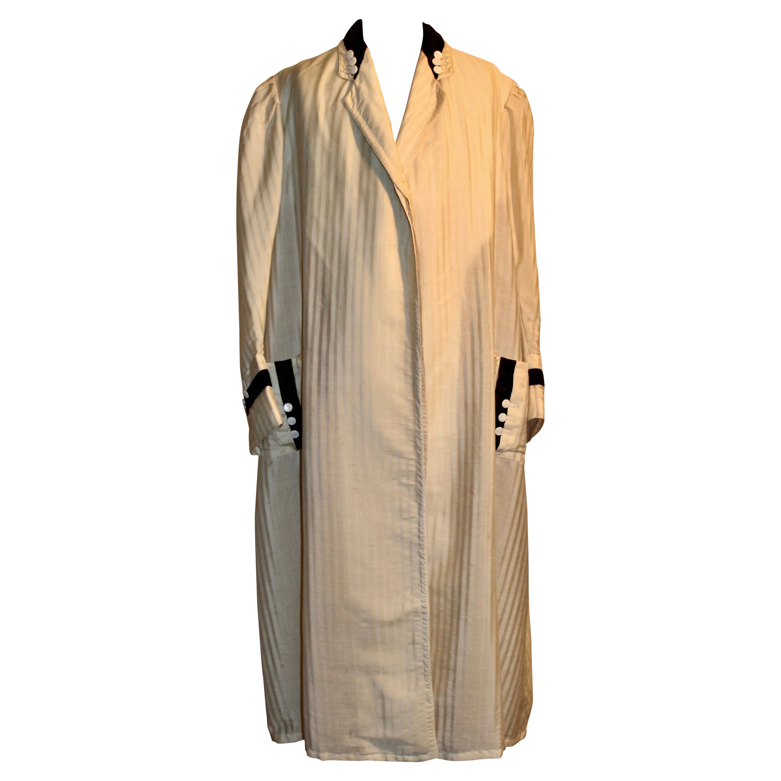 Manteau d'aviateur 'Duster' de Stern Brothers Paris/New York en vente