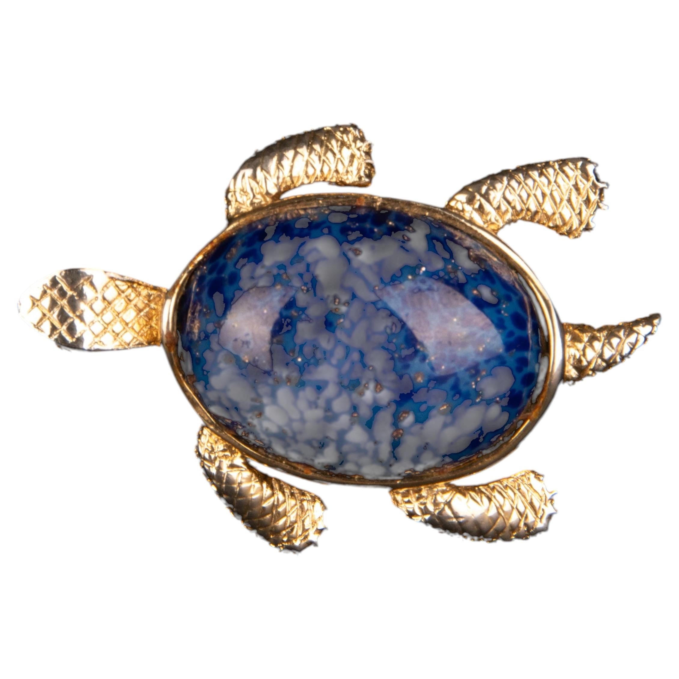 Stern turtle brooch circa 1980
