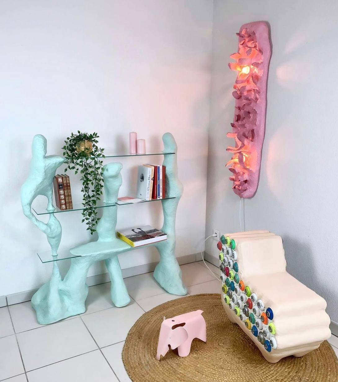 Contemporary Sternum Shelf by Louis Bressolles For Sale
