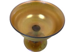 Steuben Aurene Glass Footed Sherbet Cup