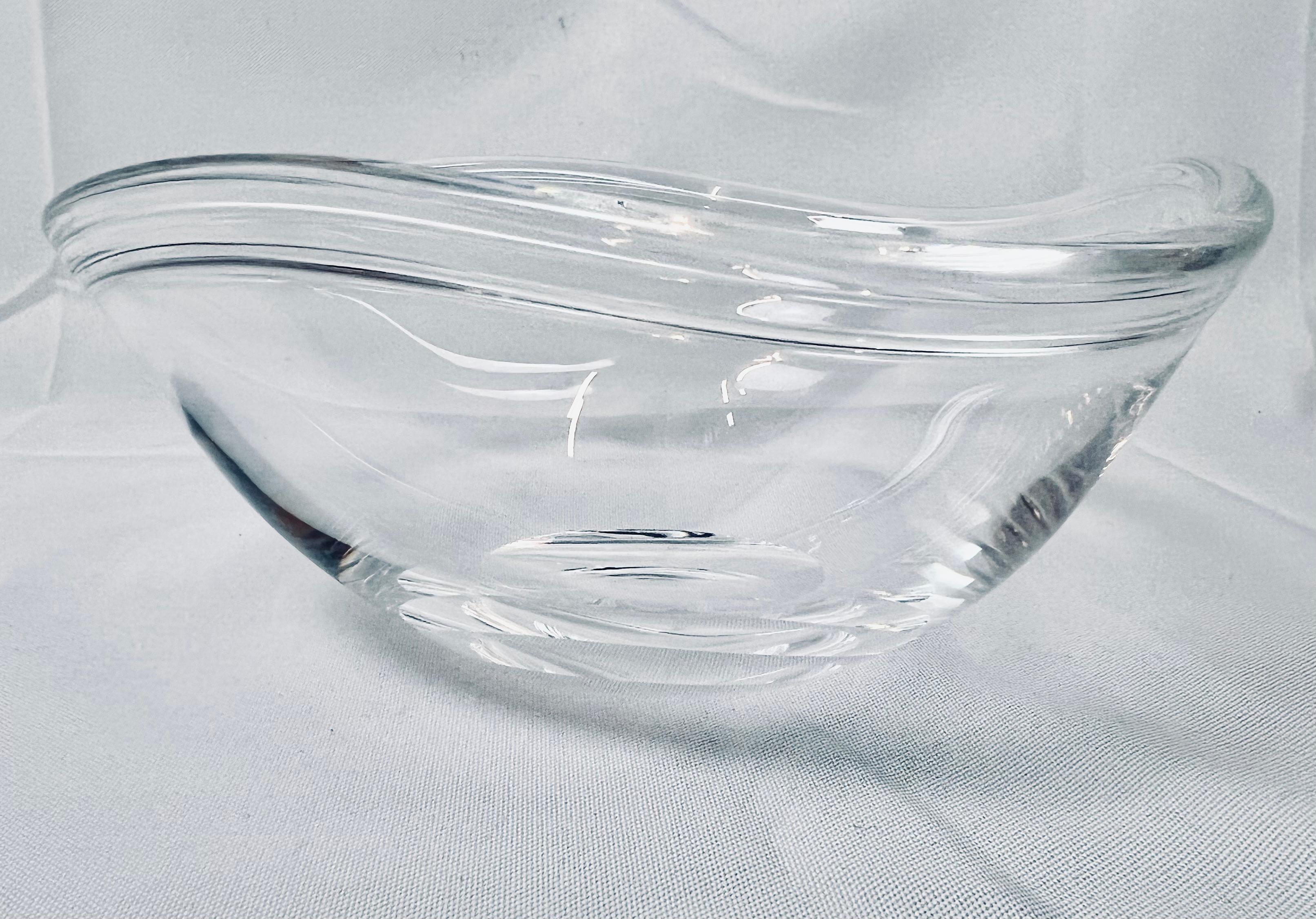 large clear glass bowl