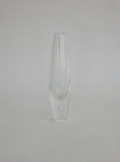 Steuben Controlled Bubble Modernist Glass Vase