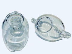 Steuben Crystal Creamer And Sugar Bowl